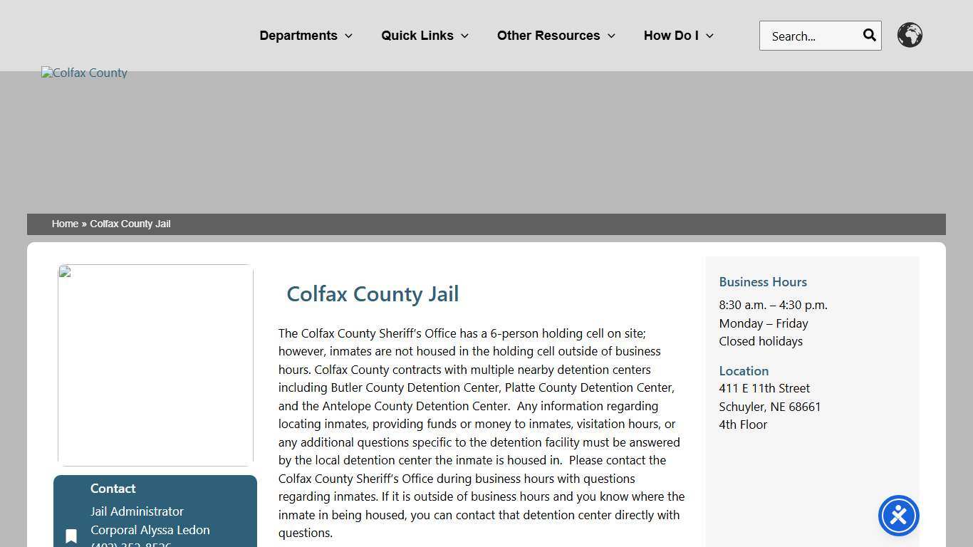 Colfax County Jail – Colfax County