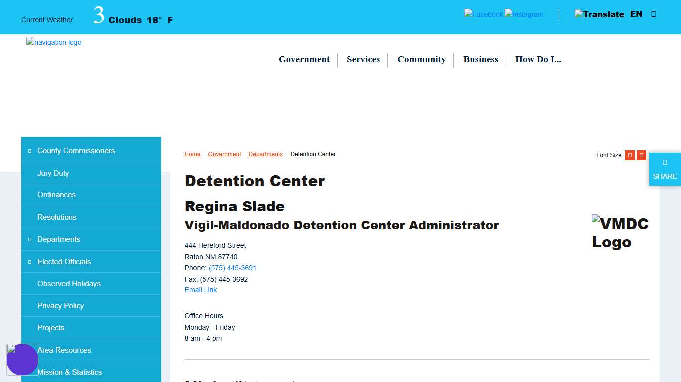 Detention Center